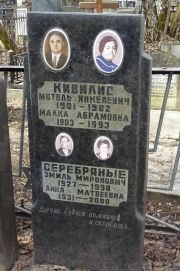 Серебряный Эмиль Миронович, Москва, Востряковское кладбище